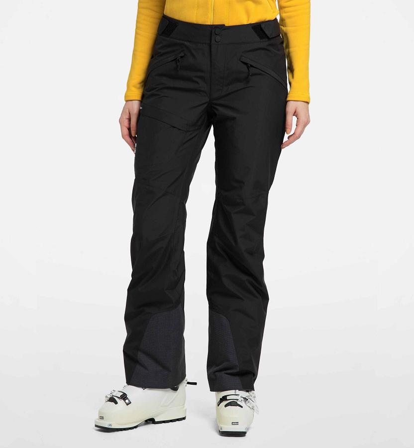 Haglöfs Womens Lumi Form Ski Pants Black New Zealand 75102QEUS